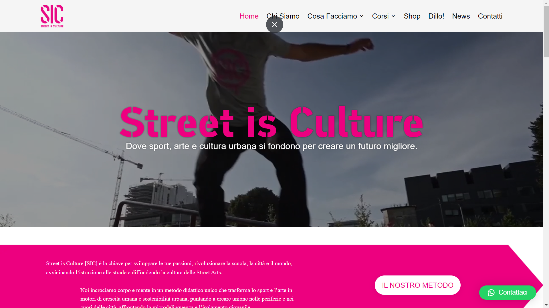 Street Is Culture desktop site